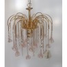 SOSPENSIONE FIORE MURANO/CRISTALLO D 30