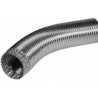 TUBO FLESSIBILE ALLUMINIO MM.160 CROMO ESTENSIBILE DA 1-3 MT