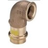 CURVA 90° RAME A PRESSARE ACQUA/GAS  F3/4x18