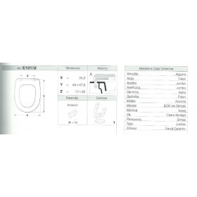 COPRIWATER AIDA, MIDAS, AFRODITE  BIANCO