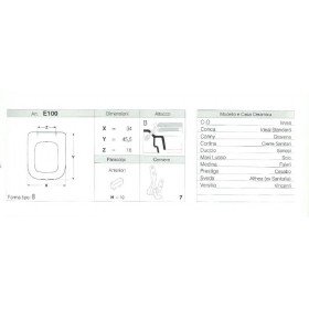 COPRIWATER CONCA  IDEAL STANDARD CHAMPAGNE