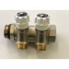 COLLETTORE APE MF 3/4 CON VITONE DI CHIUSURA 35° ATT.1/2 2 VIE