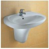 LAVABO GARDA CM.60x49  BIANCO DOLOMITE