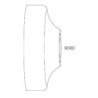 ROSONE PER PULSANTE CASSETTA RAME PUCCI PUCC9080