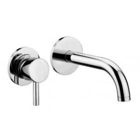 MISCELATORE LAVABO INCASSO   BOCCA A MURO MM 175  STICK  PAFFONI CROMO SK 006CR70