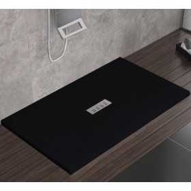 PIATTO DOCCIA  70X100 IN MINERAL MARMO NERO