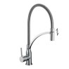 MISCELATORE LAVELLO LONDON CON LEVA LATERALE CON TUBO FLESSIBILE DUEMMEGGI LN 160
