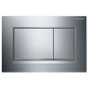 PLACCA NERA / OPACO / CROMO DOPPIO PULSANTE SIGMA 30 GEBERIT 115.883.14.1