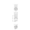 CARTUCCIA 231 CRISTINA  MM 36 X 60 H