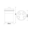 CARTUCCIA 11 ZUCCHETTI R9733P MM 38,5X60H
