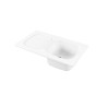 LAVELLO SERIE GENIUS INCASSO 86X50 UNA VASCA CON SGOCCIOLATOIO REVESIBILE
