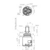 CARTUCCE CERAMICHE N.222 "ROTATIVE KEROX K25OPC"