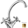 GRUPPO MONOFORO LAVABO IRIS PAFFONI BRONZO