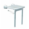 sedile da fissare a muro con gambe art. BRDIS072