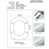 COPRIWATER LINDA IDEAL STANDARD BIANCO EUROPEO