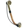 COLONNA DI SCARICO AUTOMATICO VASCA  OTTONE BRONZATO.CON EROGATORE AL T.P