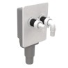 SIFONE INCASSO LAVATRICE BIBOX BONOMINI DOPPIO 3455IX45B9