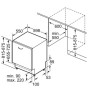 LAVASTOVIGLIE SMV46KX55E BOSCH 60CM CL. E Livello sonoro 44db - Polinox - Cestelli VarioFlex e 3° cestello - 6 programmi - 3 fun