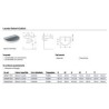 LAVABO COLIBRI' NEW CM.65 BIANCO POZZI GEBERIT