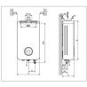 SCALDABAGNO A GAS BOSCH THERM 5600 S 12 DV23 INDOOR 12 LT METANO C.S.