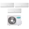CONDIZIONATORE TRIAL SPLIT  HISENSE DUE UNITA' INTERNE SLIT   NEW COMFORT + UNITA' INTERNA CANALIZZATO DA 12000  INVERTER R32