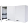 SCOLAPIATTI H.55 L.80.PR.34 DUE SPORTELLI BIANCO