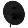 MISCELATORE INCASSO DOCCIA CON DEVIATORE  LIGHT  PAFFONI NERO OPACO LIG015NO