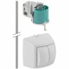 COMANDO PNEUMATICO RISCIA.1TASTO CRO/SAT GEBERIT