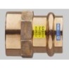 RACCORDO DRITTO F1/2X18 F GAS OMOLOGATO