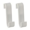 GANCI APPENDIABITO X TERMOARREDO BIANCO (COPPIA 2 PZ)