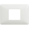 PLACCA 2 POSTI BIANCA BTICINO SERIE MATIX