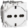 LIGHT PRESA SCHUKO BIPASSO 10/16A