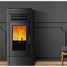 STUFA A PELLET KLOVER24 KW SOLO RISCALDAMENTO L.660X P.750 X H.1200