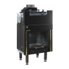TERMOCAMINO KLOVER 23.2 KW RISCALDAMENTO E PRODUZIONE PORTA SALISCENDI SERIE 2000 MOD.KT29