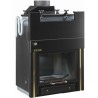 TERMOCAMINO KLOVER SICURO TOP 34.7 KW RISCALDAMENTO E PRODUZIONE PORTA SALISCENDI