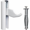 MENSOLA X RAD.ALLUMINIO REGOLABILE SU CARTONGESSO TASSELLO FISCHER HM4X45