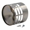 GRIGLIA SCARICO FUMI INOX SEZ.80