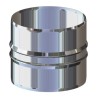 MANICOTTO  PER CANNA FUMARIA D.130 MM INOX AISI316