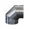 CURVA ACCIAIO MONOPARETE  A 90°MF D.125MM AISI 316