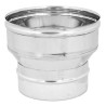AUMENTO SEZ. INOX MONOPARETE  D.120/130