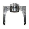 SUPPORTO MURALE PER CANNA FUMARIA MONO PARETE D.80 AISI 304