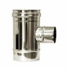 T RIDOTTO D.80 CANNA FUMARIA INOX D.140