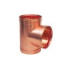 RACCORDO A T  MONOPARETE    D.80 ACCIAIO AISI316 RAMATO