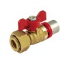 VALVOLA DRITTA MF 1/2 FARFALLA CON DADO GIREVOLE