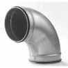 CURVA STAMPATA A 90° DIAM.200 SAFE PER TUBO SPIRALATO