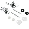 CERNIERE COPPIA PER COPRIWATER TERMOINDURENTE IN ACCIAIO INOX CON KIT DI FISSAGGIO