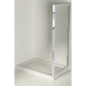 BOX PARETE FISSA S SLIDE S 96-102 CROMO CRISTALLO ACIDATO MM. 6 FORTE