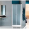 BOX  PORTA A SALOON  BIANCO OPACO 86/94 CRISTALLO SATINATO  SAMO B6435 L91AS