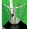 BOX SOPRA VASCA SKIPPER MAESTRO CENTRO A QUATTRO ANTE  160/170 BIANCO PLEX  BS363