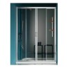 BOX  PORTA A SALOON  CROMO 86/94 CRISTALLO TRASPARENTE  SAMO B6435 ULUTR